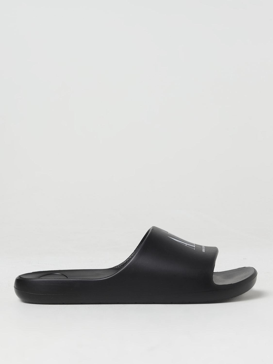 ARMANI EXCHANGE: Sandals men - Black | Armani Exchange sandals XUP012XV675  online at GIGLIO.COM