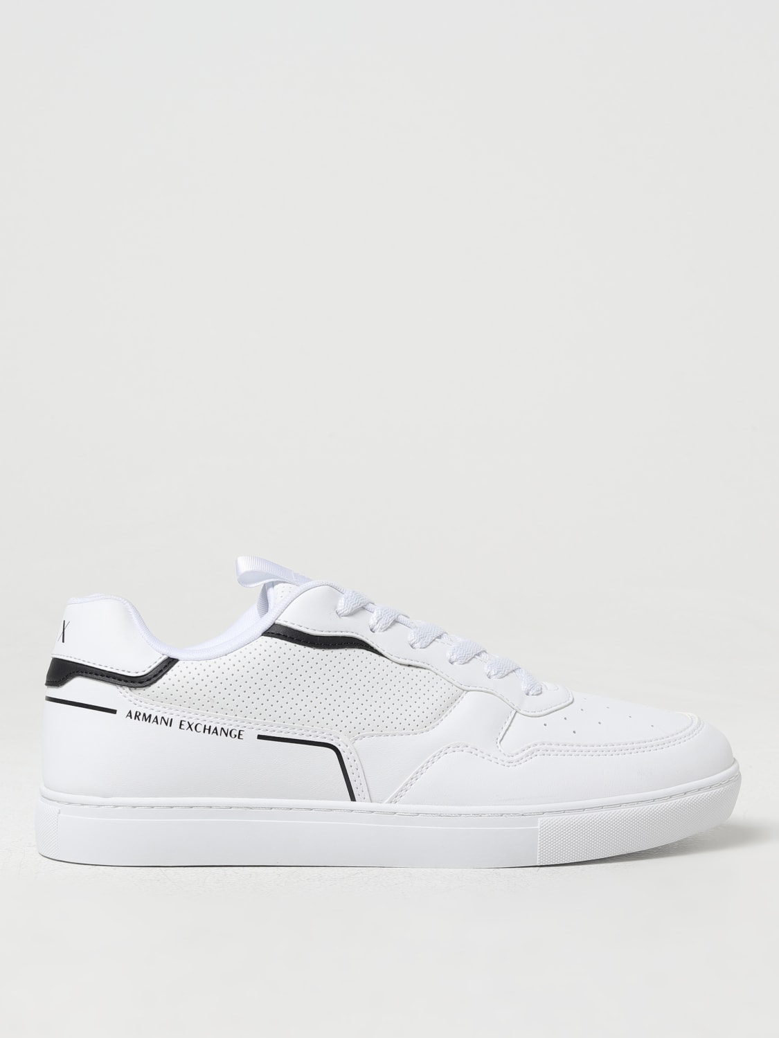 ARMANI EXCHANGE SNEAKERS: Sneakers Armani Exchange in pelle sintetica , Bianco - Img 1