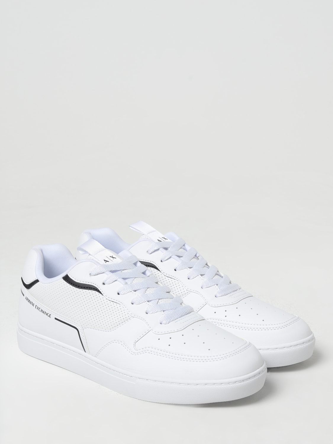 ARMANI EXCHANGE BASKETS: Baskets homme Armani Exchange, Blanc - Img 2