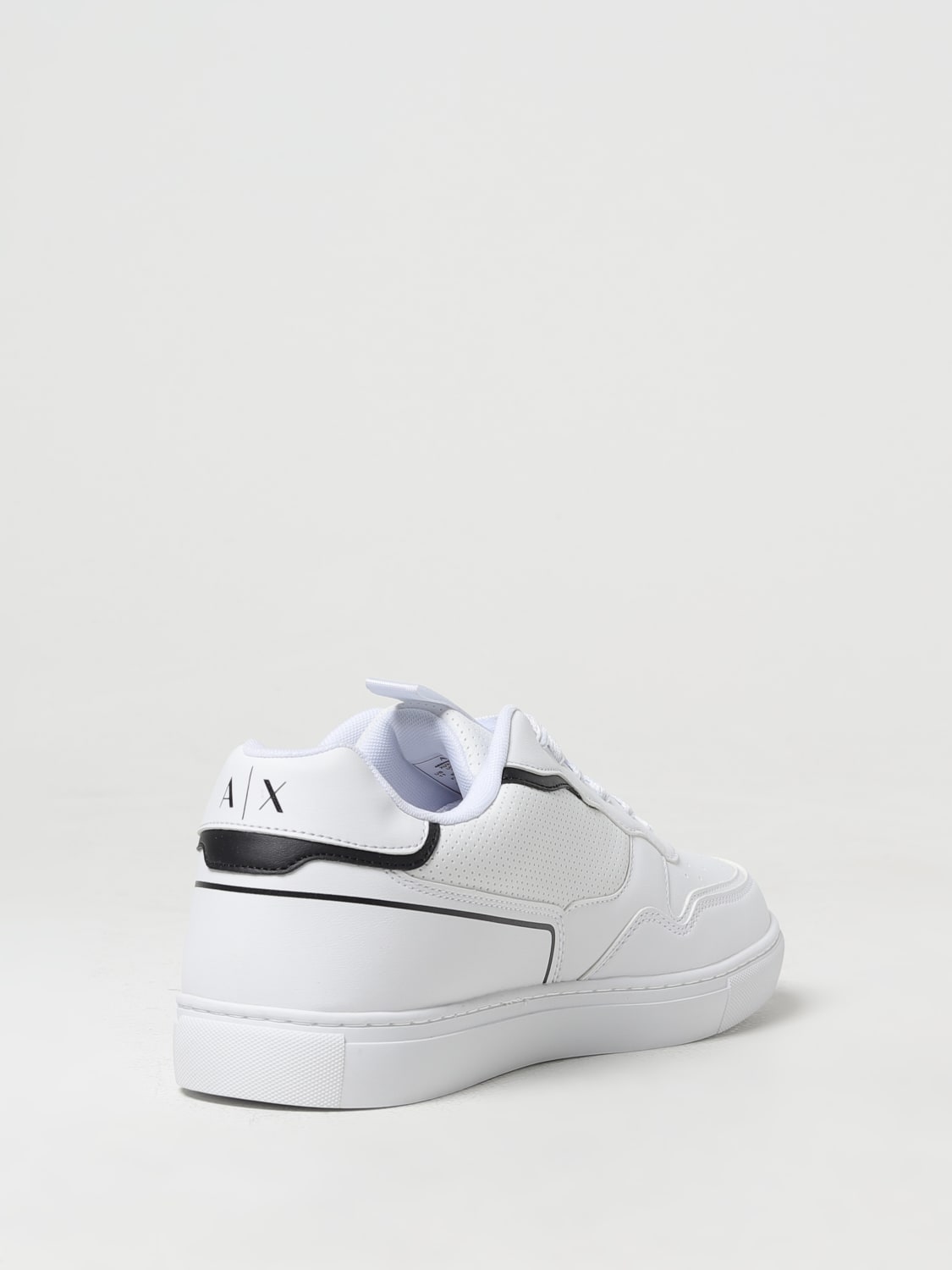 ARMANI EXCHANGE SNEAKERS: Sneakers Armani Exchange in pelle sintetica , Bianco - Img 3