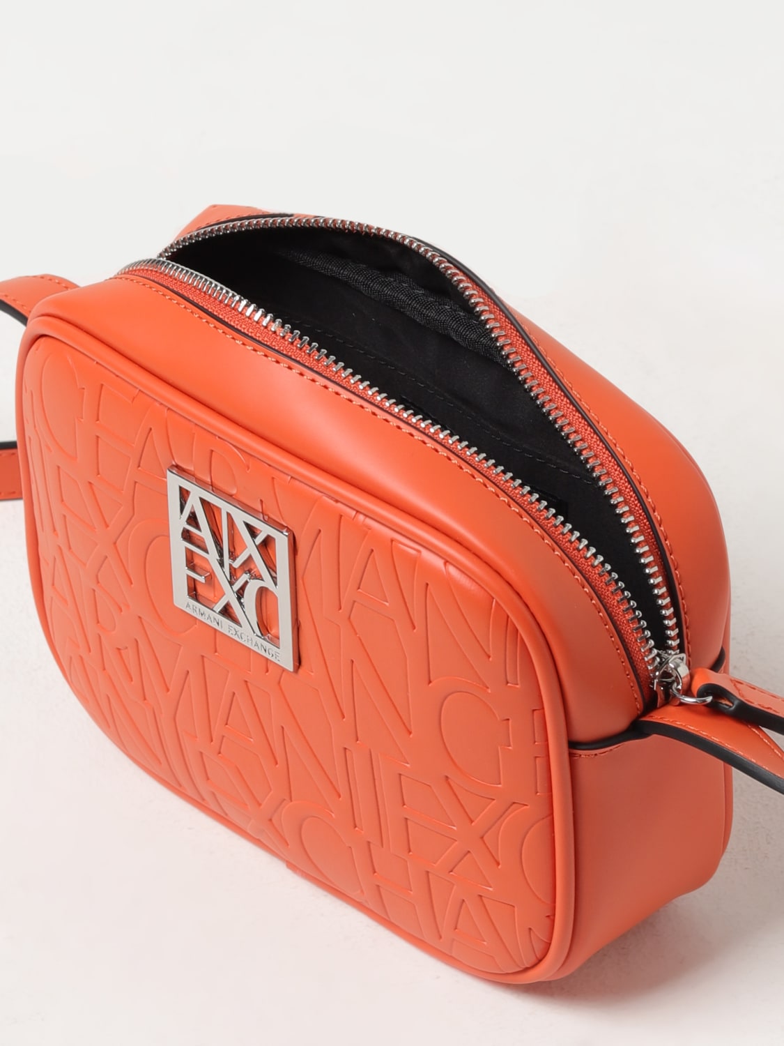 ARMANI EXCHANGE MINI BAG: Shoulder bag woman Armani Exchange, Coral - Img 3