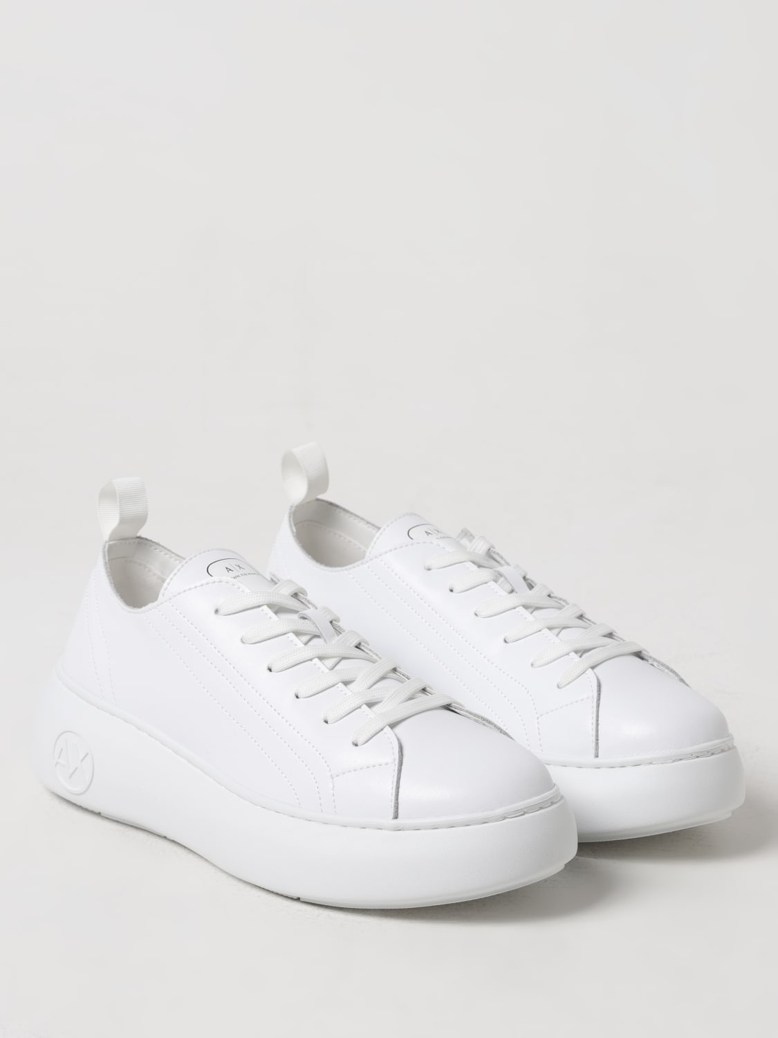 ARMANI EXCHANGE: Sneakers woman - White | Armani Exchange
