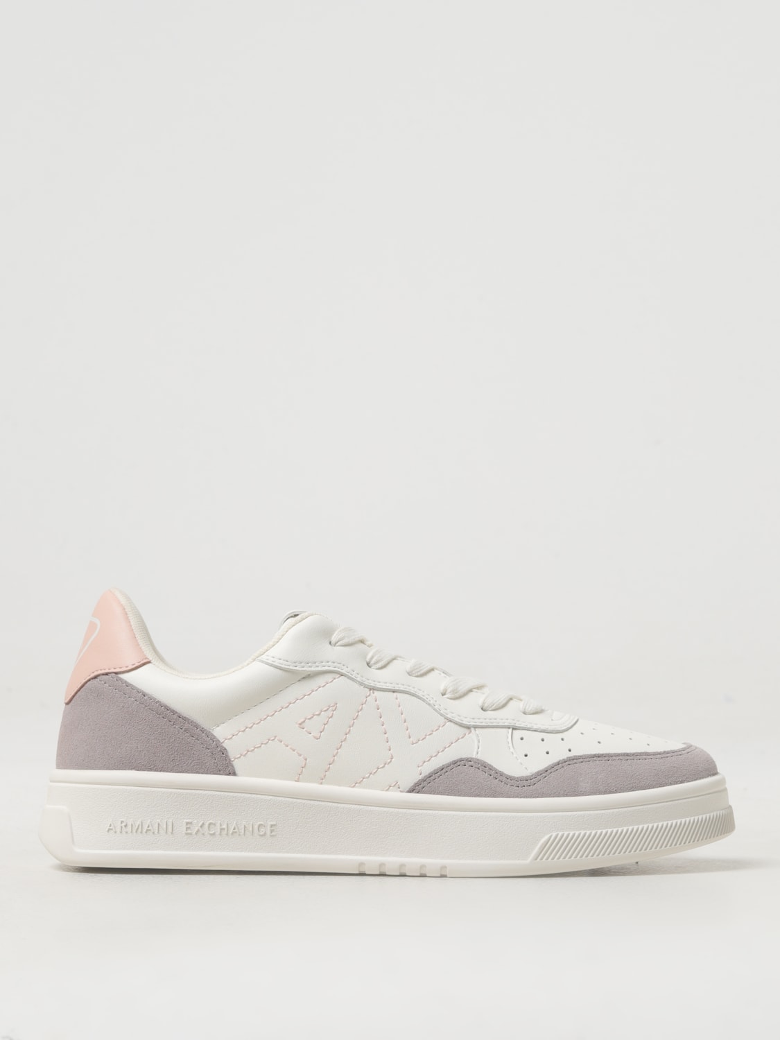 ARMANI EXCHANGE BASKETS: Baskets femme Armani Exchange, Blanc - Img 1