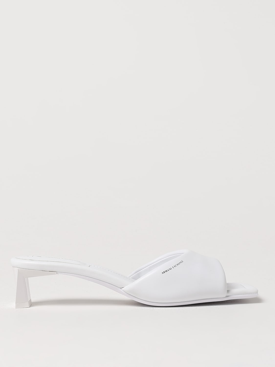 ARMANI EXCHANGE HEELED SANDALS: Shoes woman Armani Exchange, White - Img 1