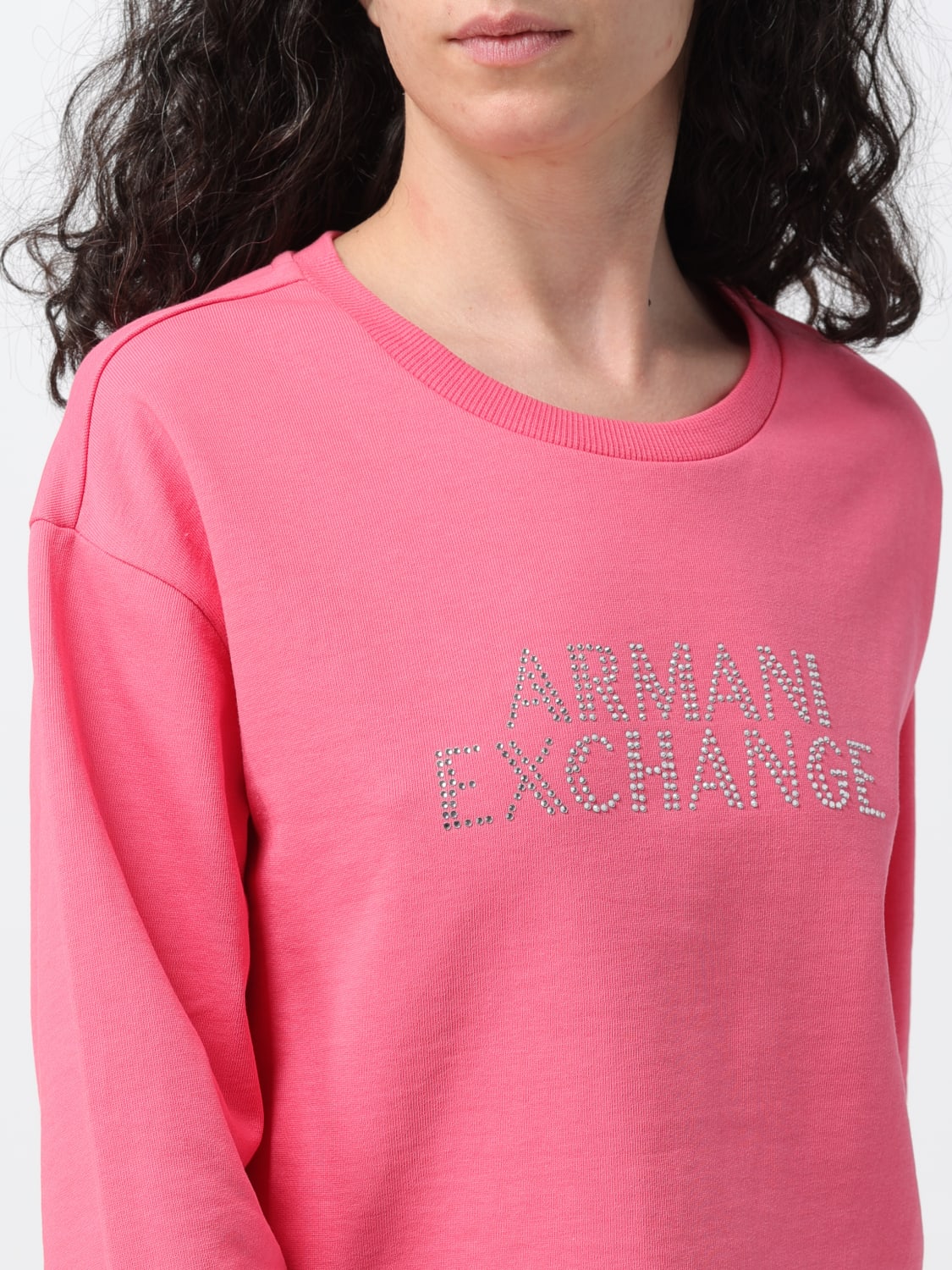 ARMANI EXCHANGE ТОЛСТОВКА: Толстовка Женское Armani Exchange, Фуксия - Img 3