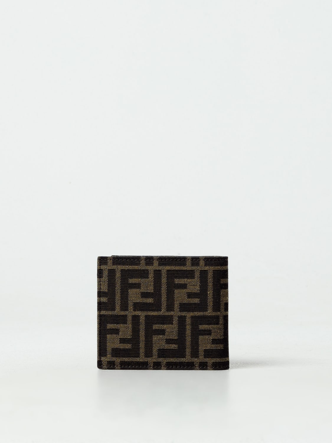 FENDI WALLET: Wallet men Fendi, Brown - Img 3