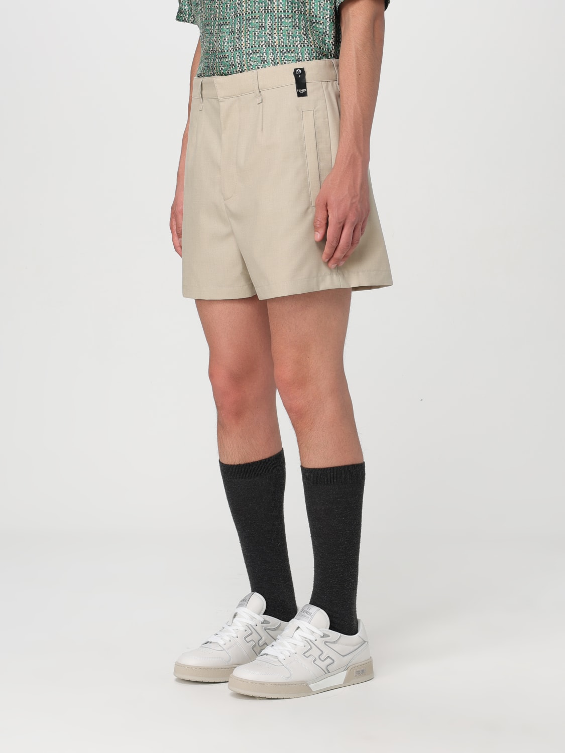 Fendi Outlet Short men Butter Fendi short FB0978AR8T online at GIGLIO.COM