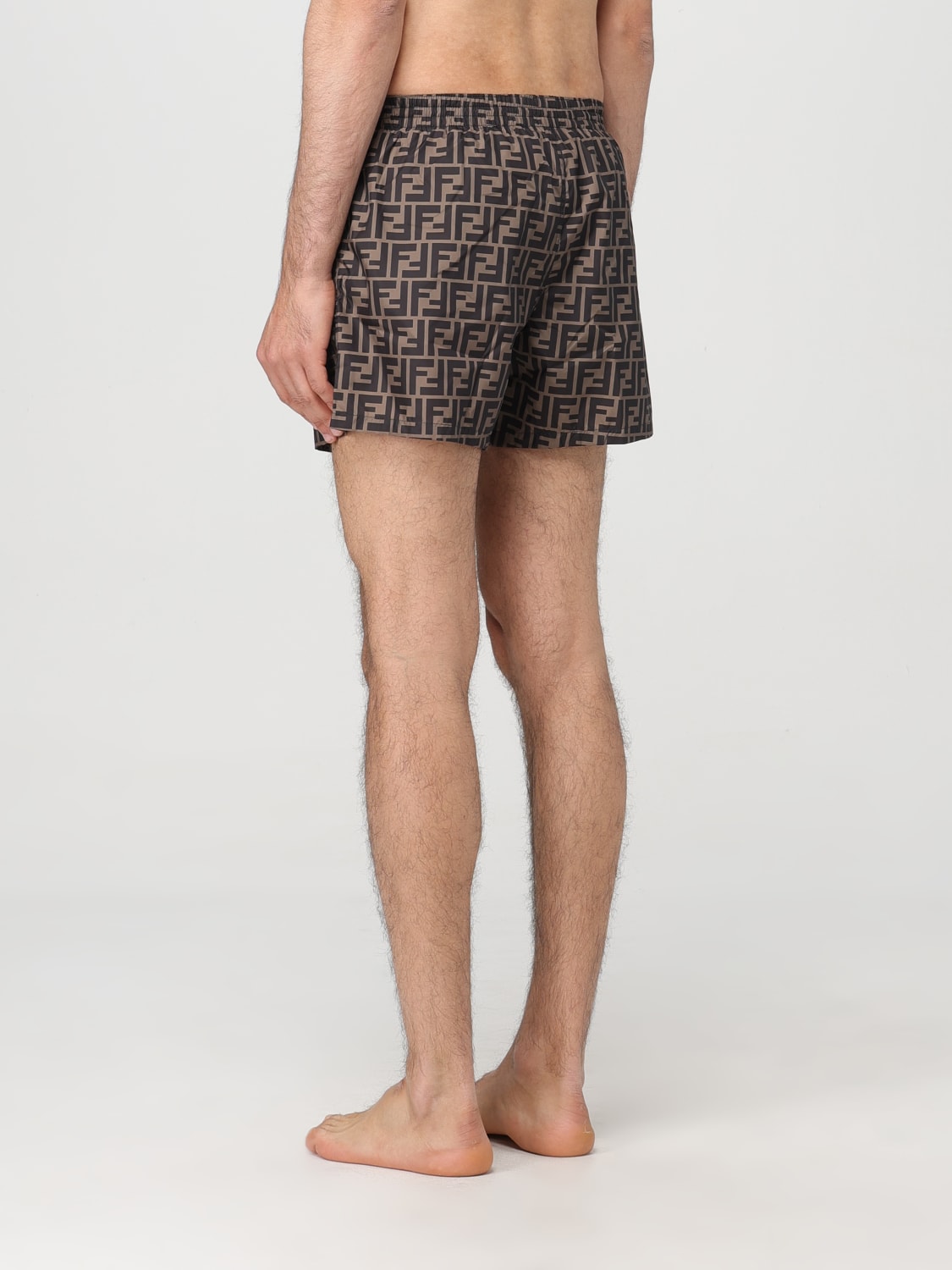 FENDI 수영복: 수영복 남성 Fendi, 브라운 - Img 2