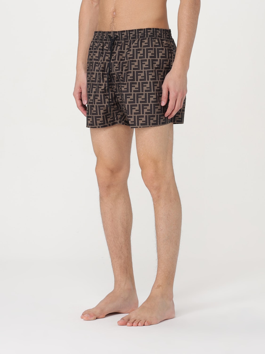 FENDI SWIMSUIT: Swimsuit men Fendi, Tobacco - Img 3