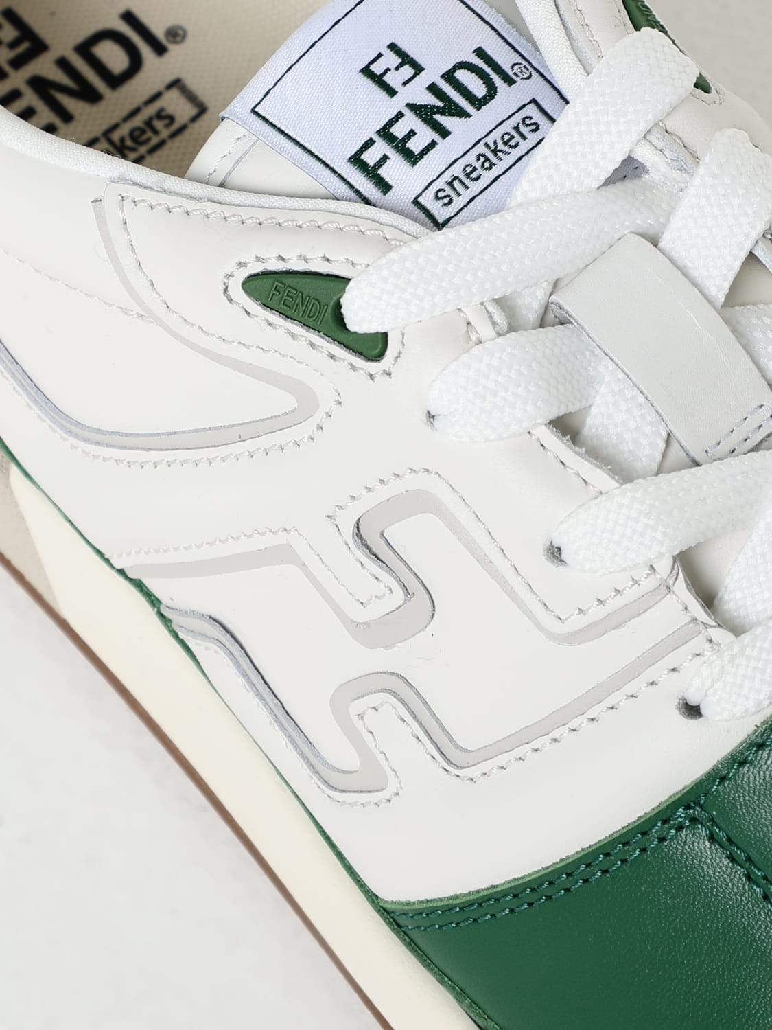 FENDI SNEAKERS: Sneakers men Fendi, Green - Img 4