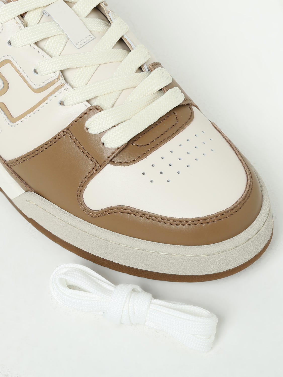 FENDI SNEAKERS: Sneakers men Fendi, Beige - Img 4