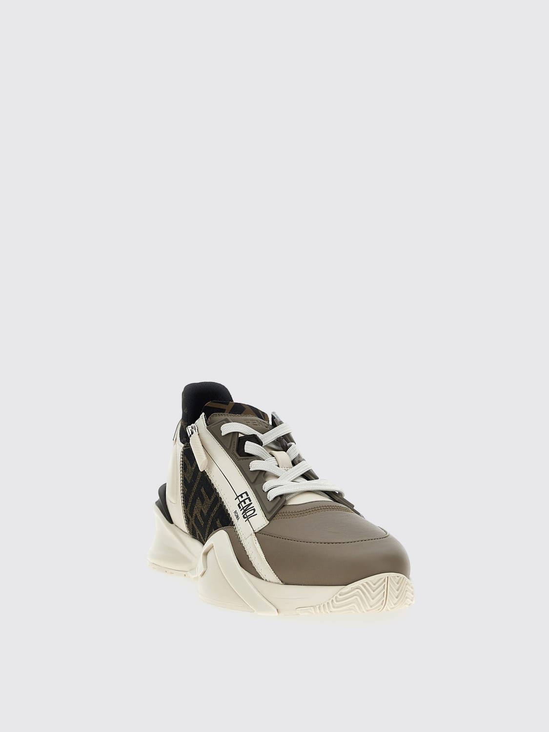 FENDI SNEAKERS: Sneakers men Fendi, Beige - Img 2