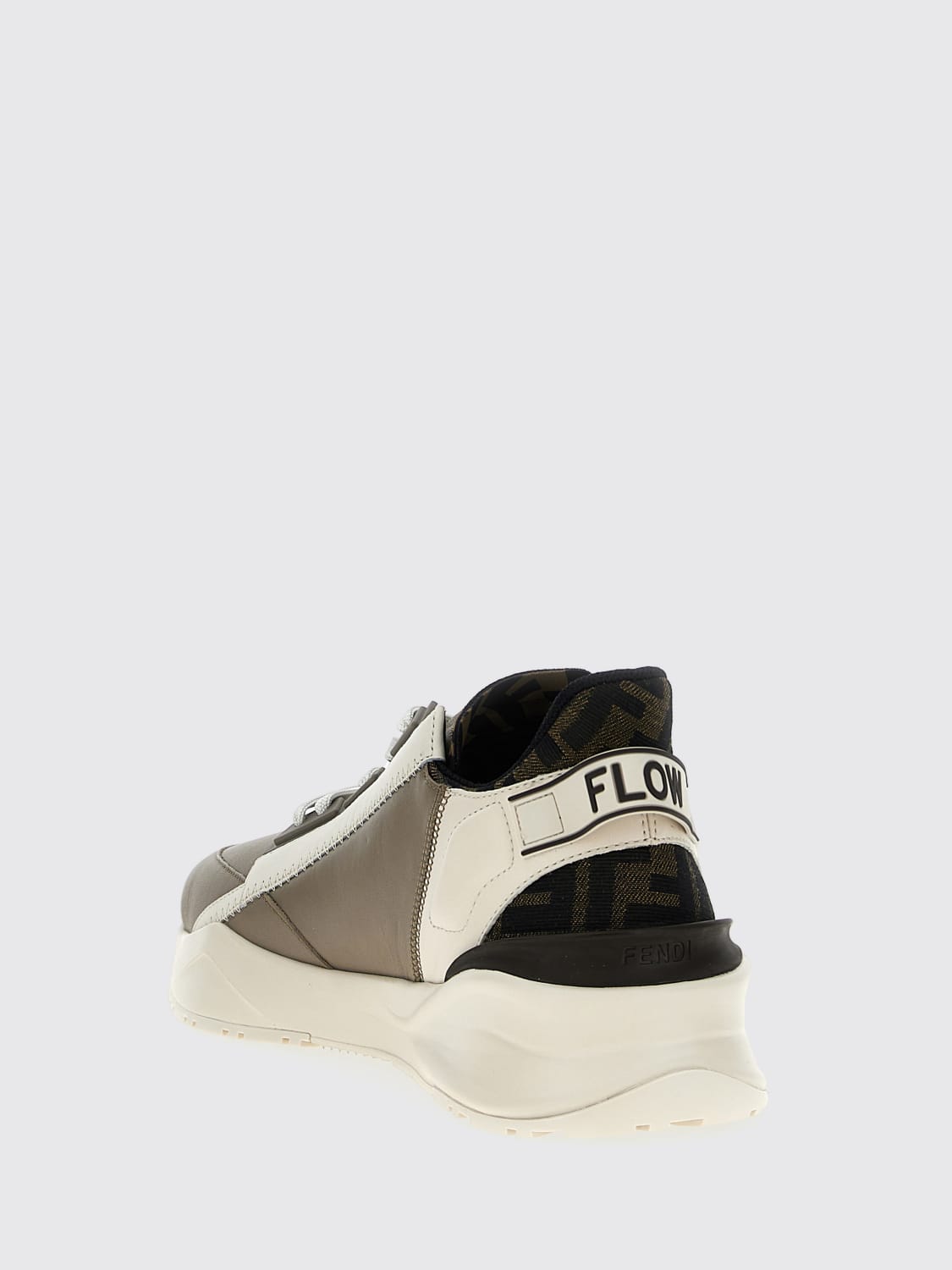 FENDI SNEAKERS: Sneakers men Fendi, Beige - Img 3