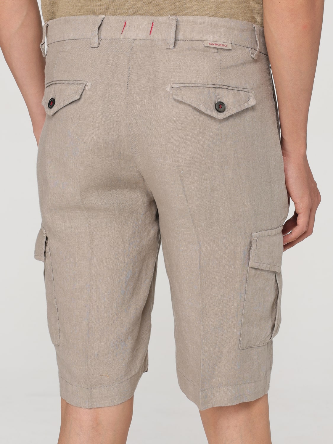 BARONIO SHORT: Short men Baronio, Beige - Img 3