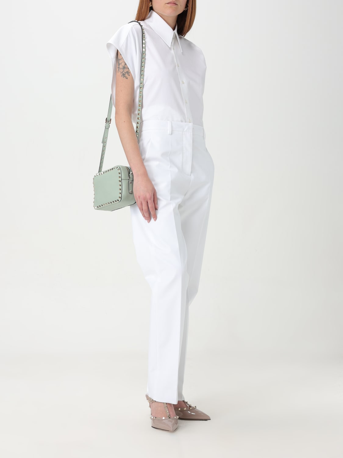 VALENTINO PANTS: Pants woman Valentino, White - Img 2