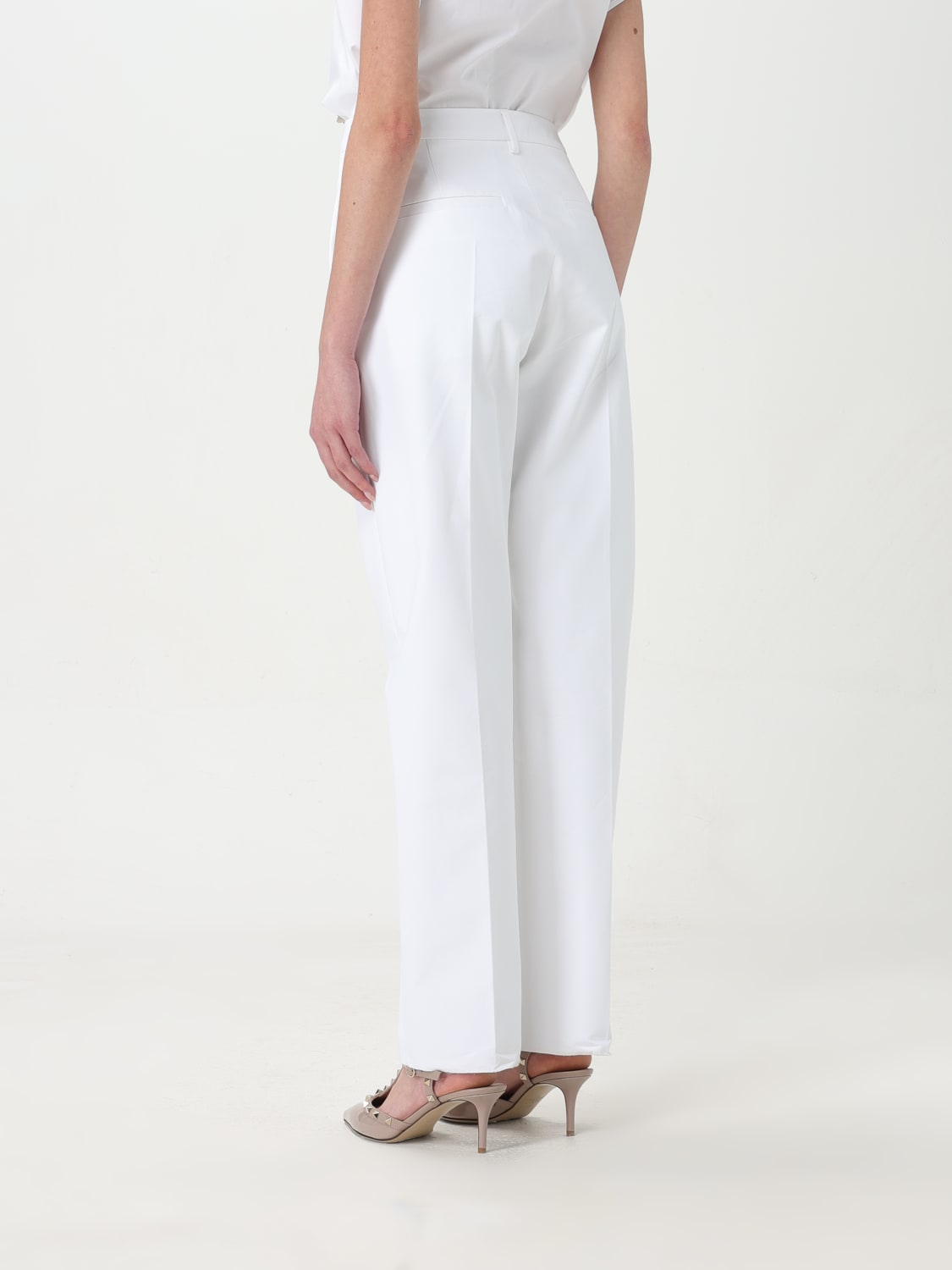 VALENTINO PANTS: Pants woman Valentino, White - Img 3