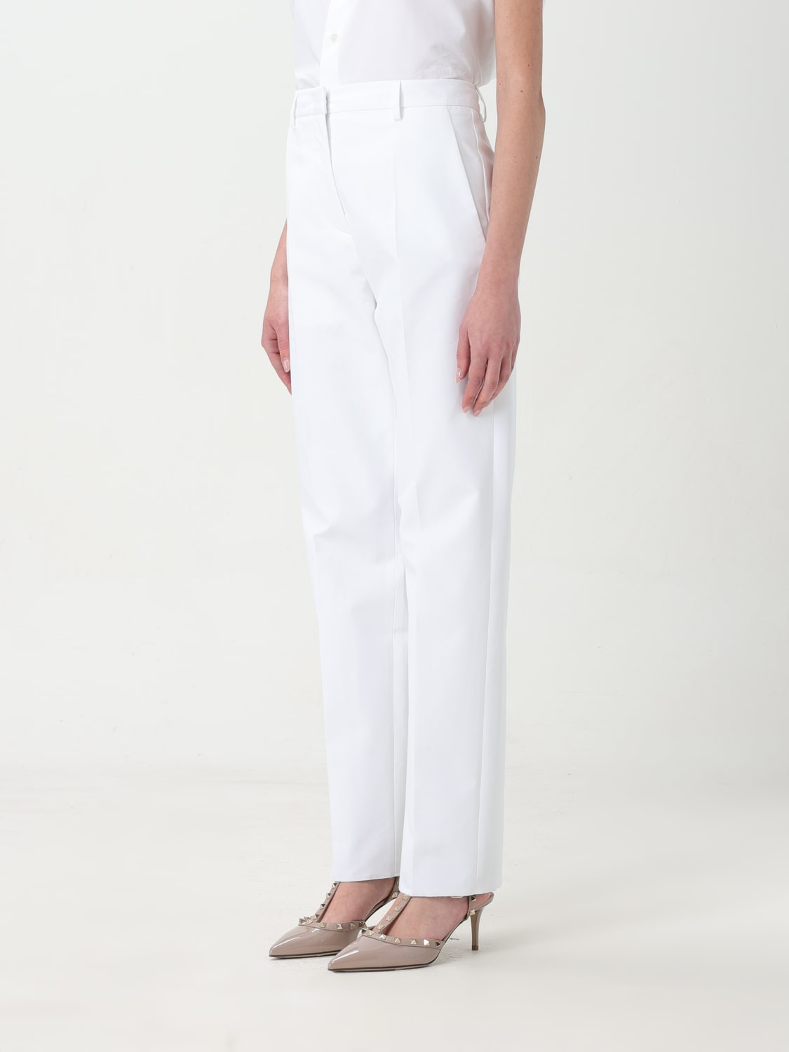 VALENTINO PANTS: Pants woman Valentino, White - Img 4