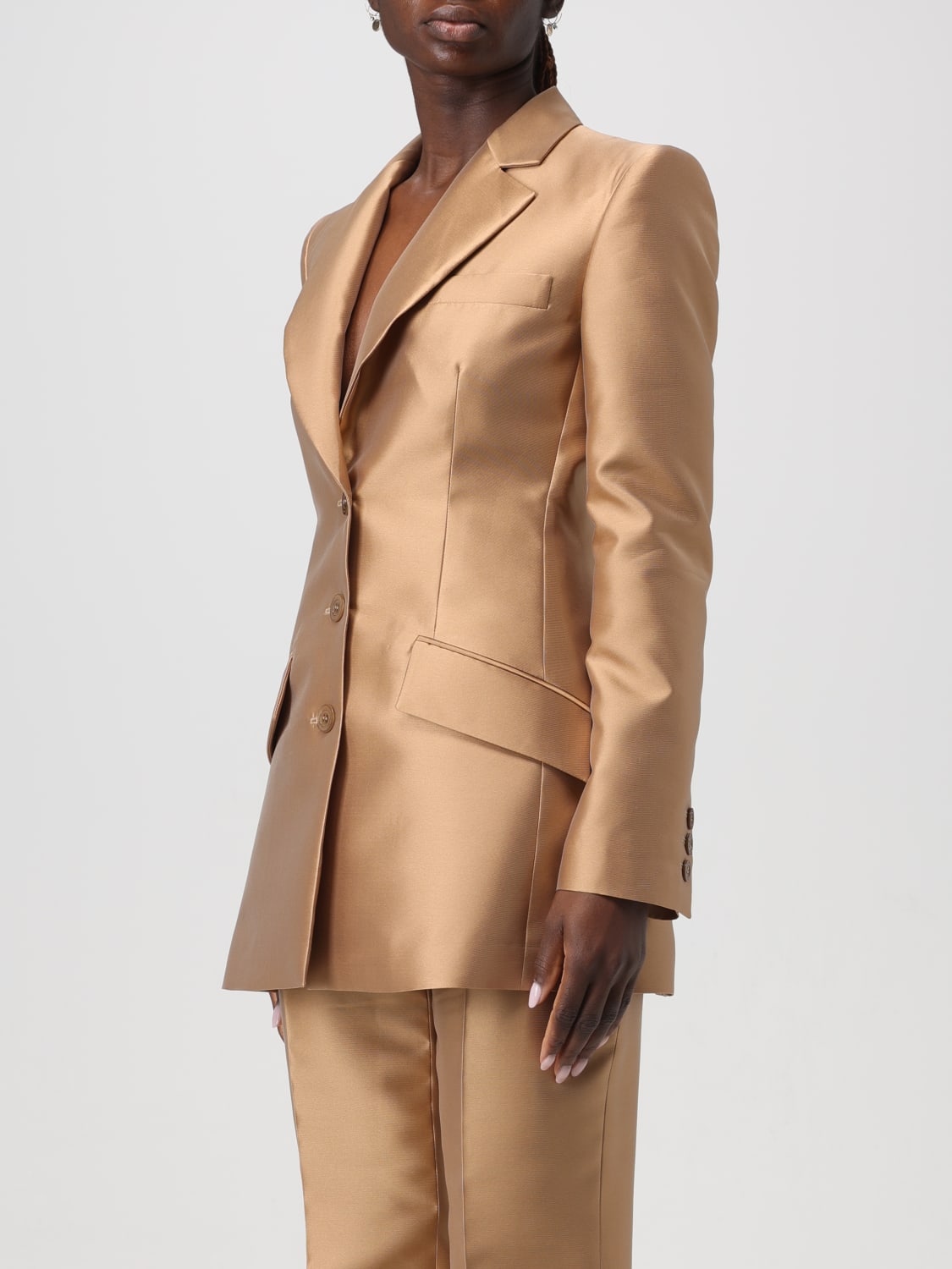 ALBERTA FERRETTI BLAZER: Blazer damen Alberta Ferretti, Beige - Img 4