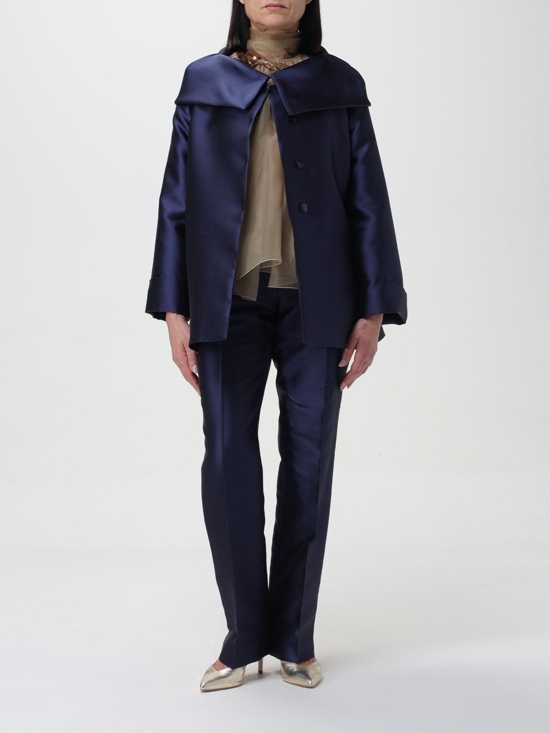 ALBERTA FERRETTI PANTS: Pants woman Alberta Ferretti, Blue - Img 2