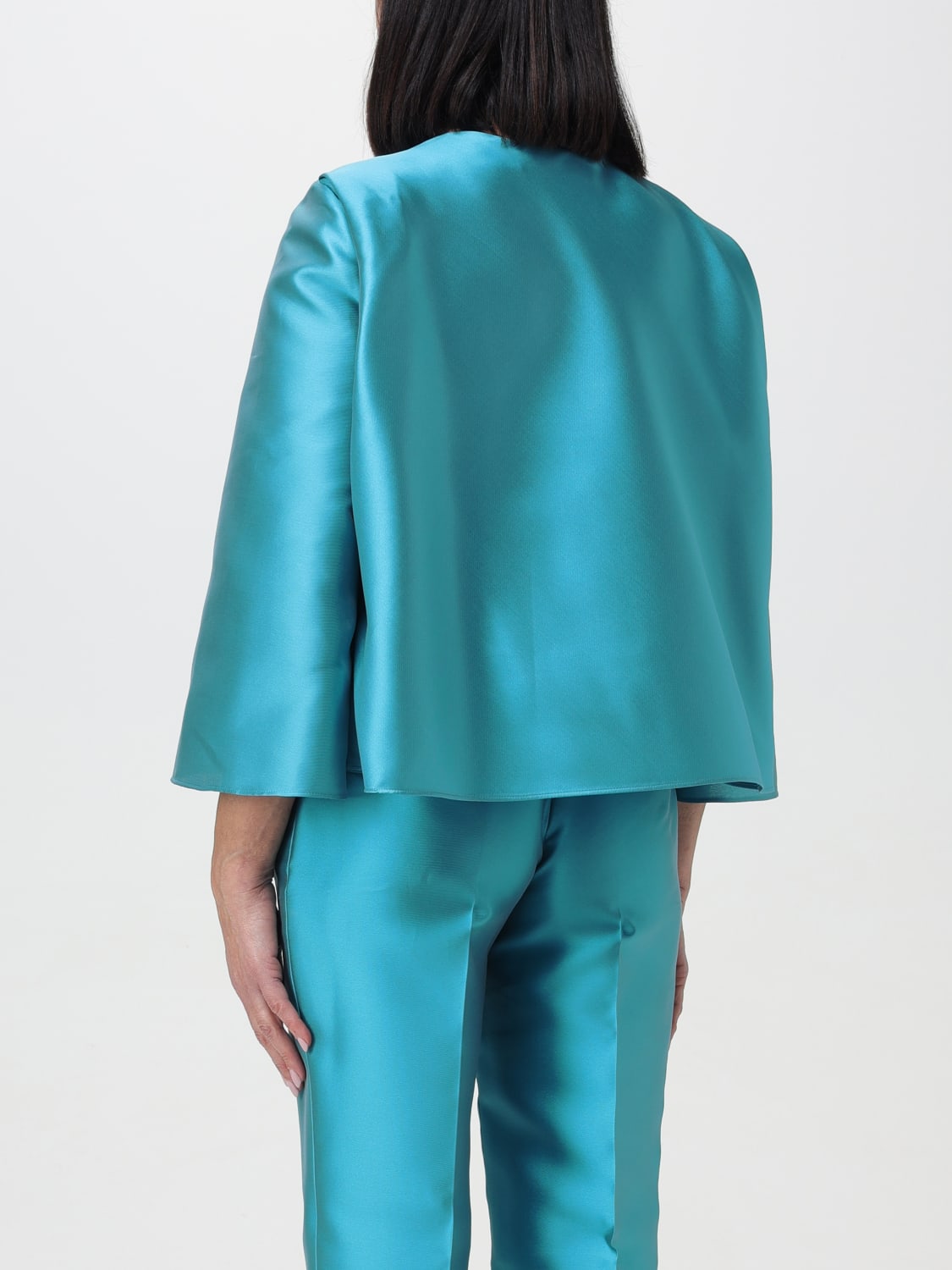 ALBERTA FERRETTI JACKET: Blazer woman Alberta Ferretti, Blue - Img 3