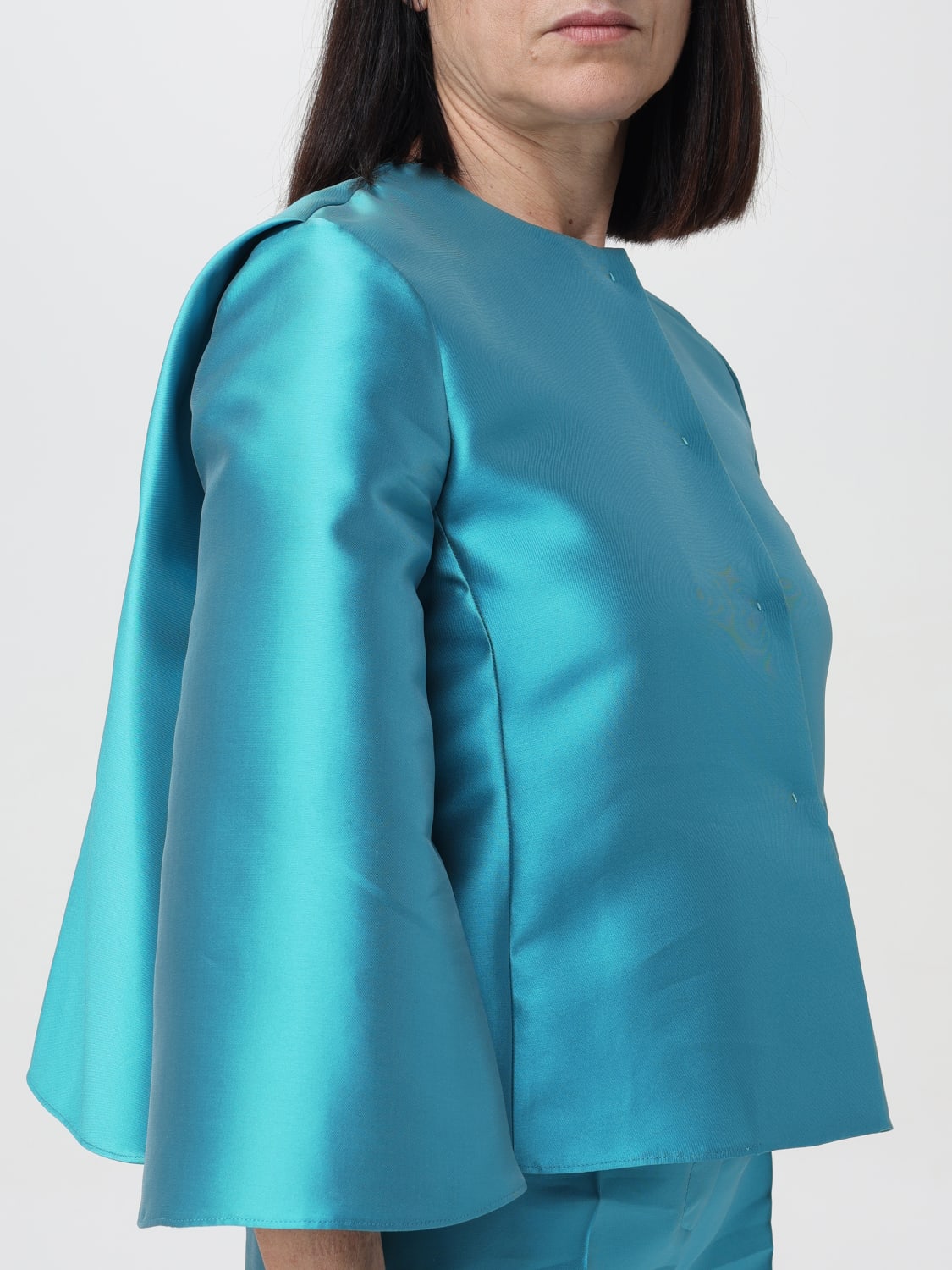 ALBERTA FERRETTI JACKET: Blazer woman Alberta Ferretti, Blue - Img 5