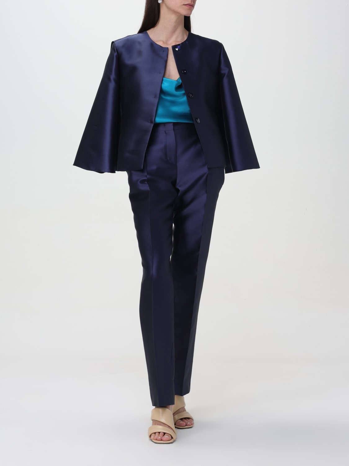 ALBERTA FERRETTI JACKE: Blazer damen Alberta Ferretti, Blau 1 - Img 2