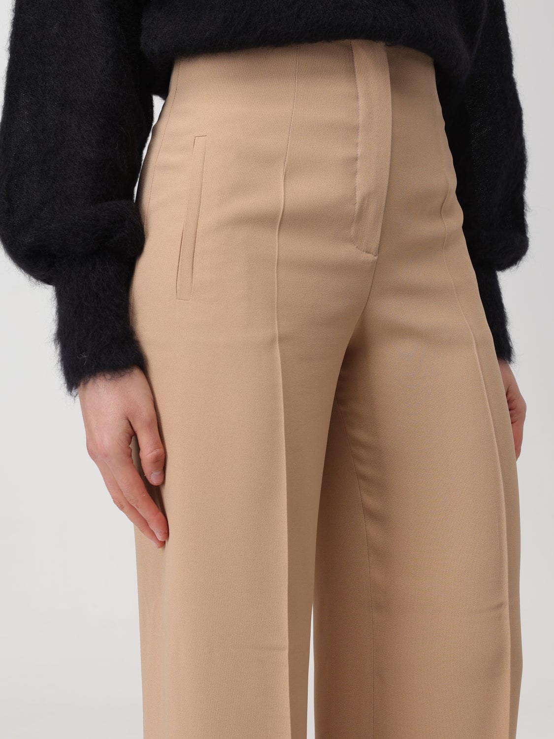 ALBERTA FERRETTI PANTS: Pants woman Alberta Ferretti, Beige - Img 4