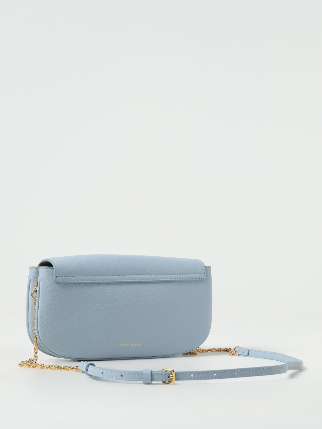 ショルダーバッグ・ポシェット COCCINELLE Woman Shoulder bag Gnawed Blue E1SS6130101 B36 COCCINELLE: Dew shoulder bag - Gnawed Blue | Coccinelle