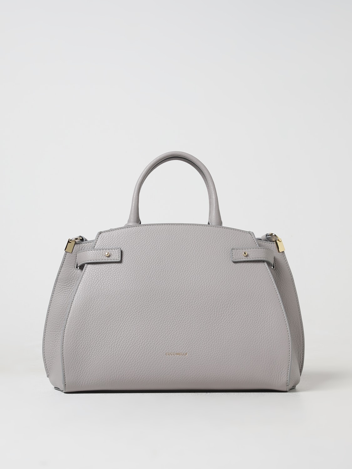 COCCINELLE Shoulder bag woman Grey Coccinelle handbag E1QLA180201 online at GIGLIO.COM