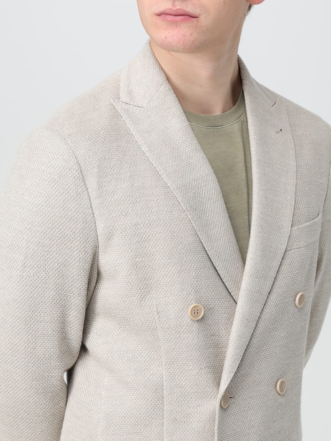 FAY BLAZER: Blazer men Fay, Natural - Img 4