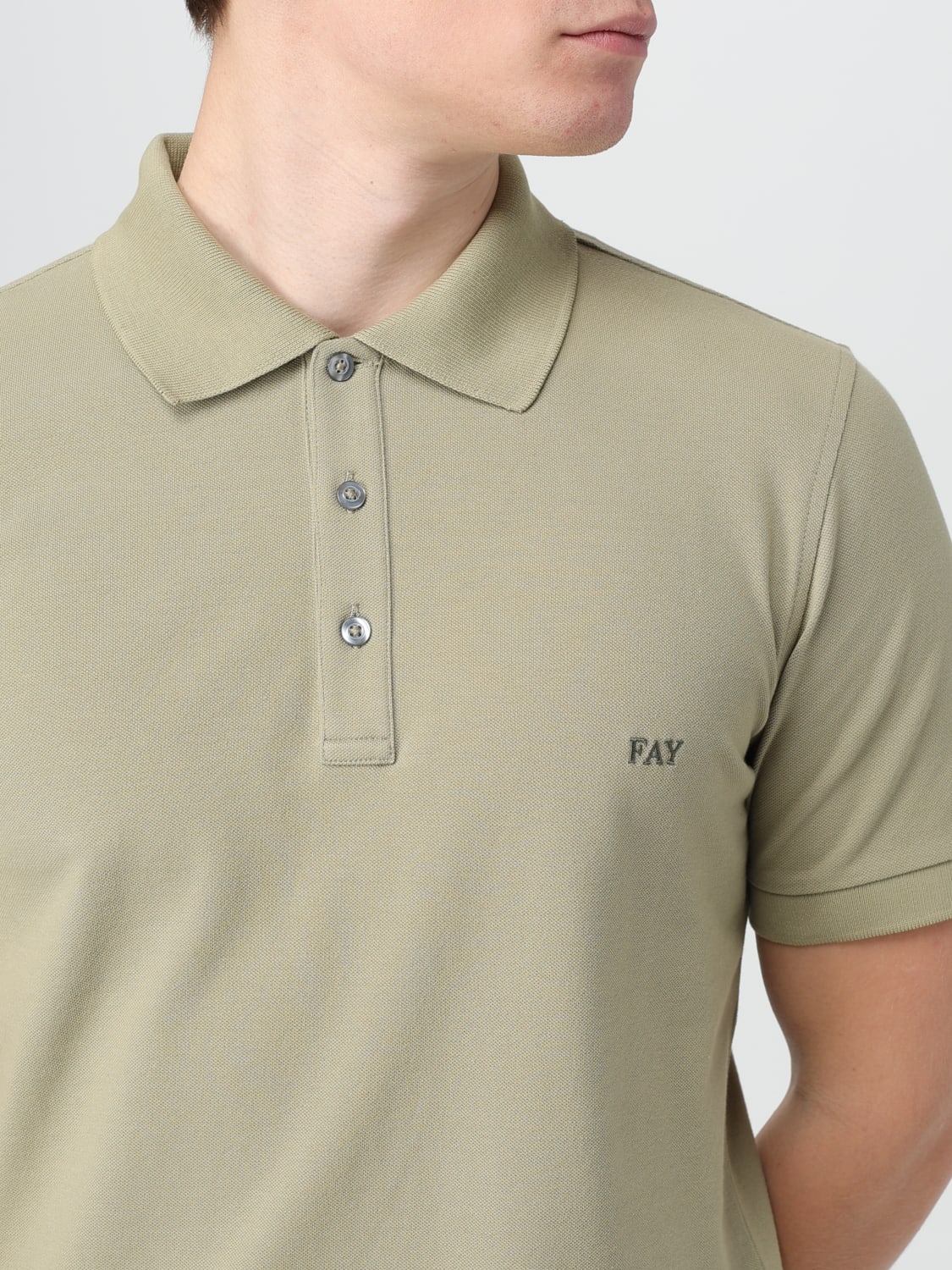 FAY POLO: Polo hombre Fay, Verde - Img 3