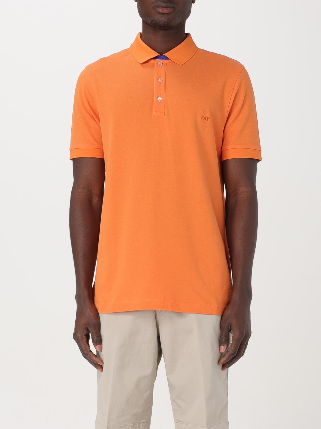 FAY POLO: Polo hombre Fay, Naranja - Img 1