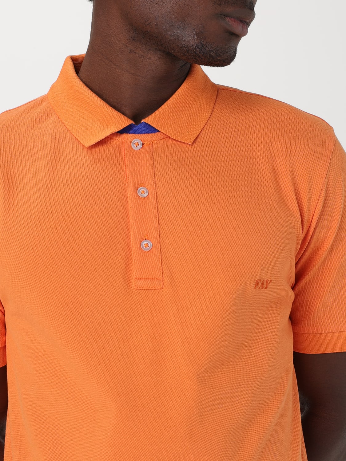 FAY POLO: Polo hombre Fay, Naranja - Img 3