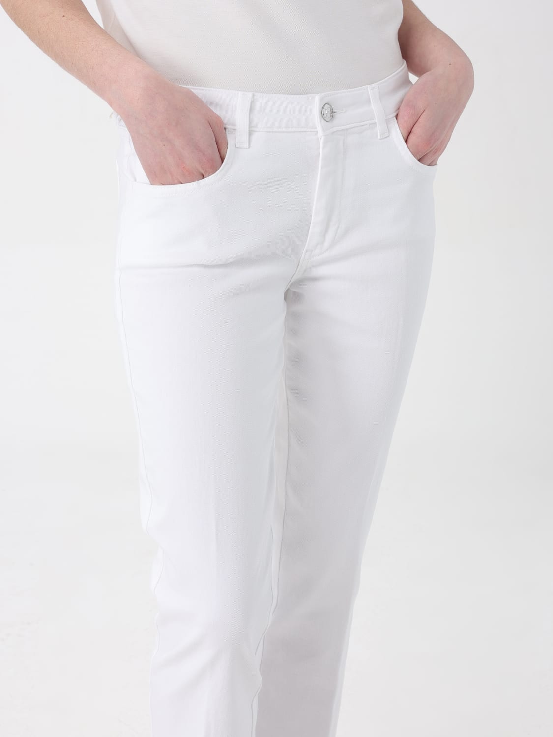 FAY PANTS: Pants woman Fay, White - Img 3