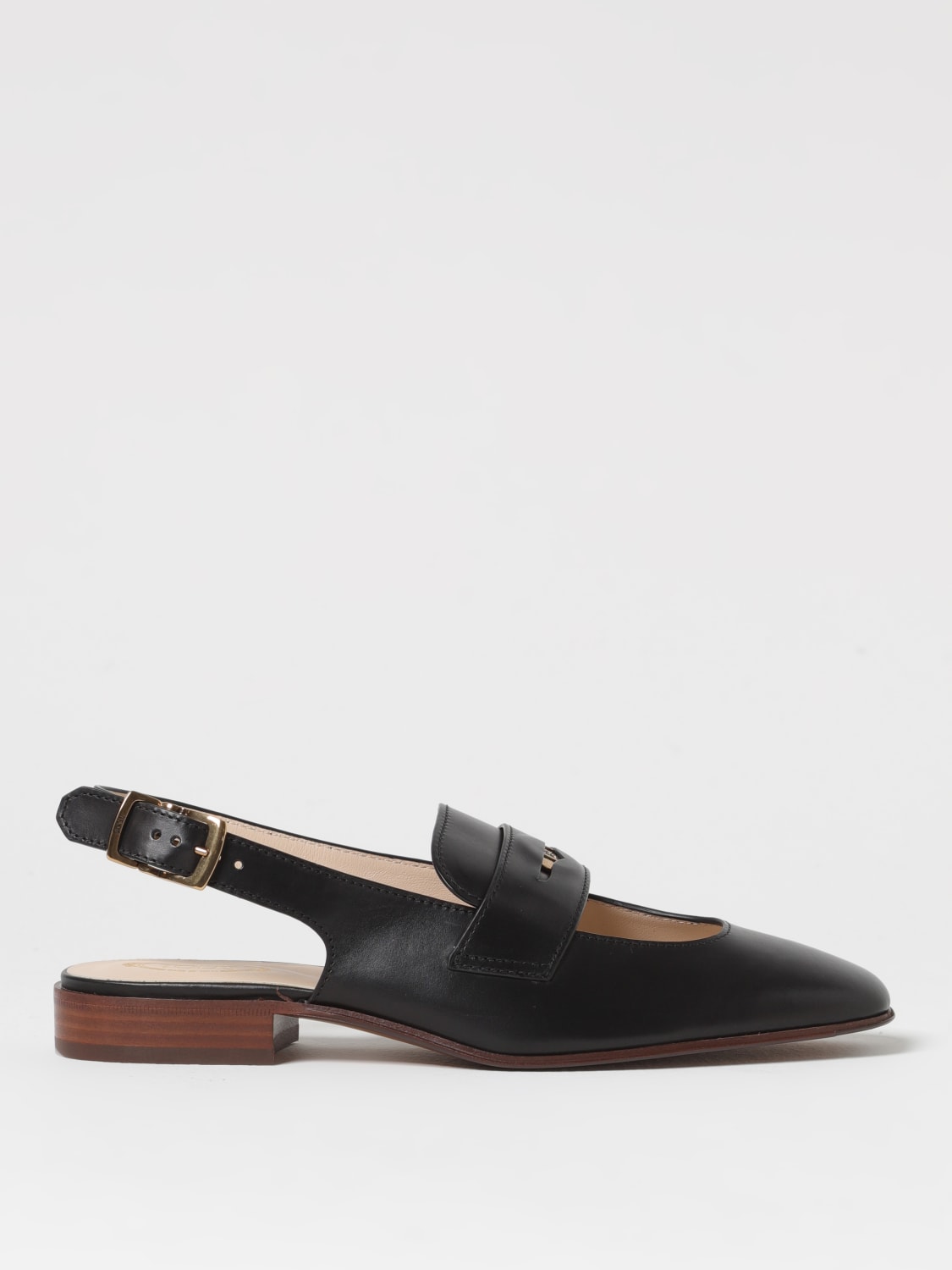 TOD'S SCARPE BASSE: Slingback Penny Tod's in pelle, Nero - Img 1