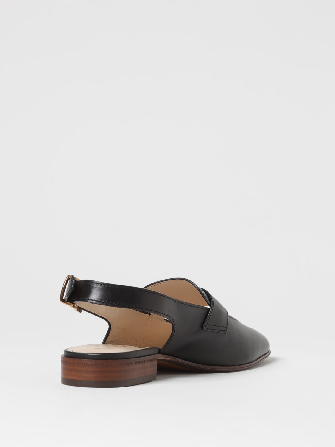 TOD'S SCARPE BASSE: Slingback Penny Tod's in pelle, Nero - Img 3