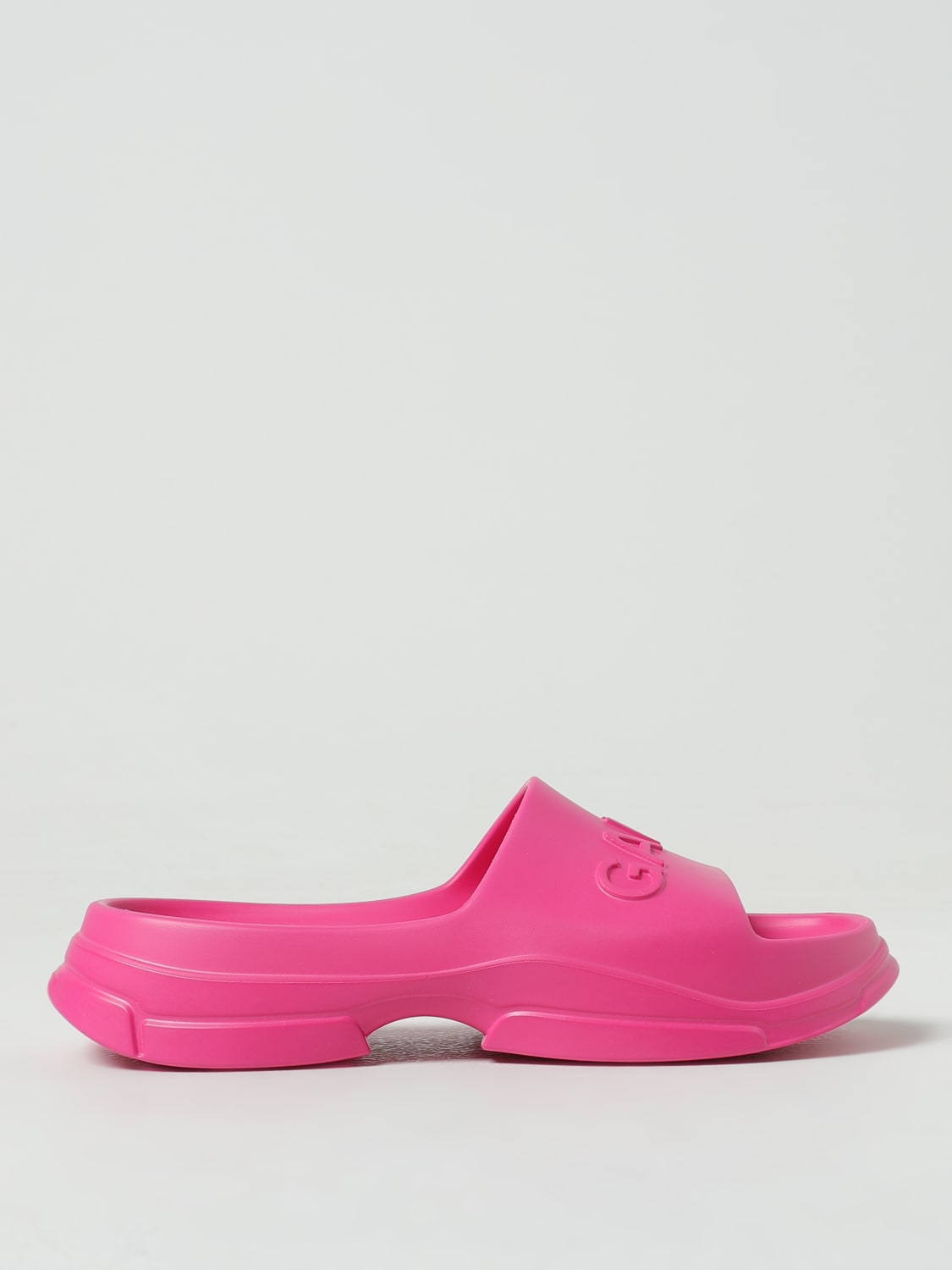 GANNI FLAT SANDALS: Shoes woman Ganni, Fuchsia - Img 1