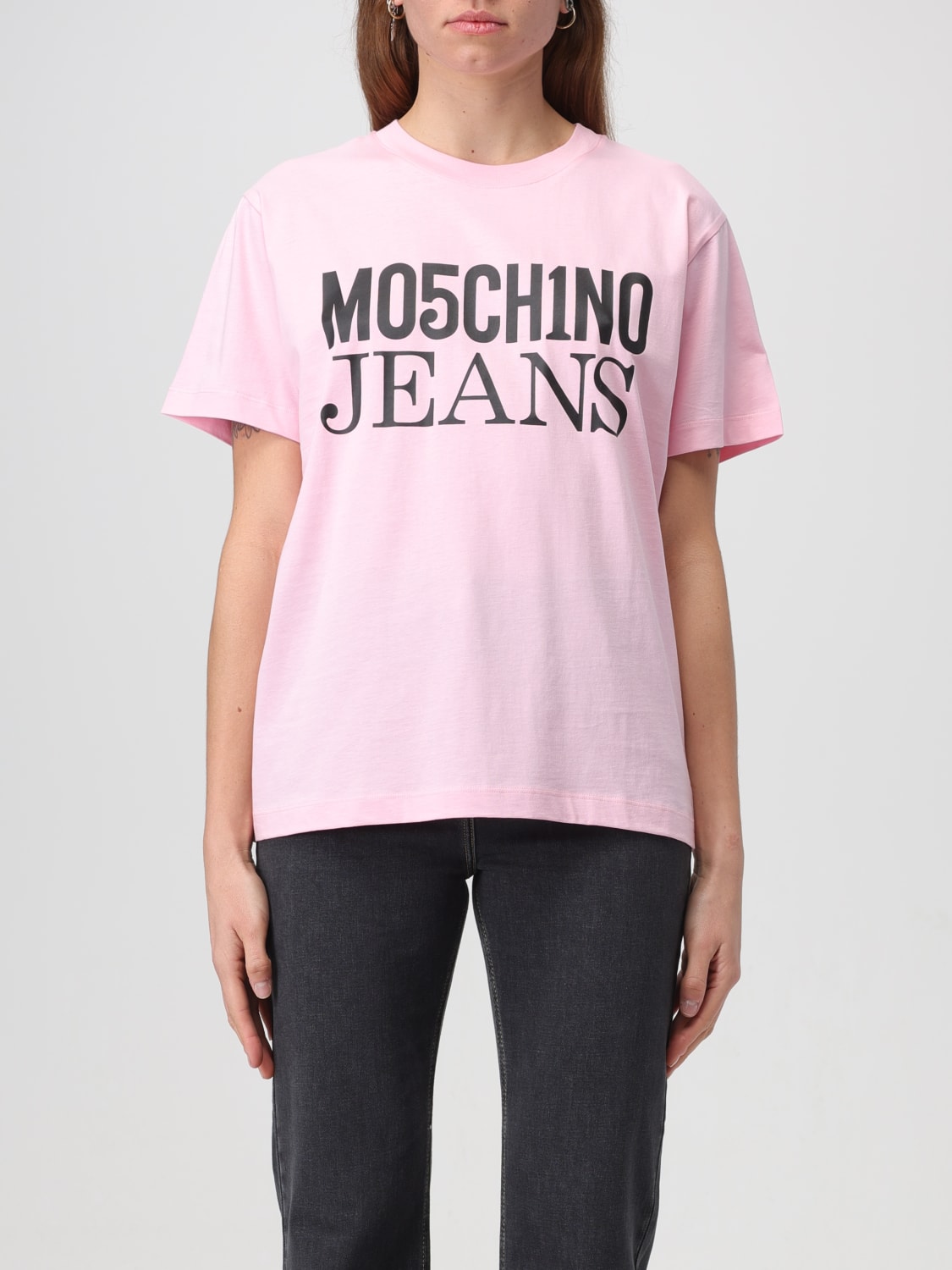 MOSCHINO JEANS T-SHIRT: T-shirt damen Moschino Jeans, Pink - Img 1