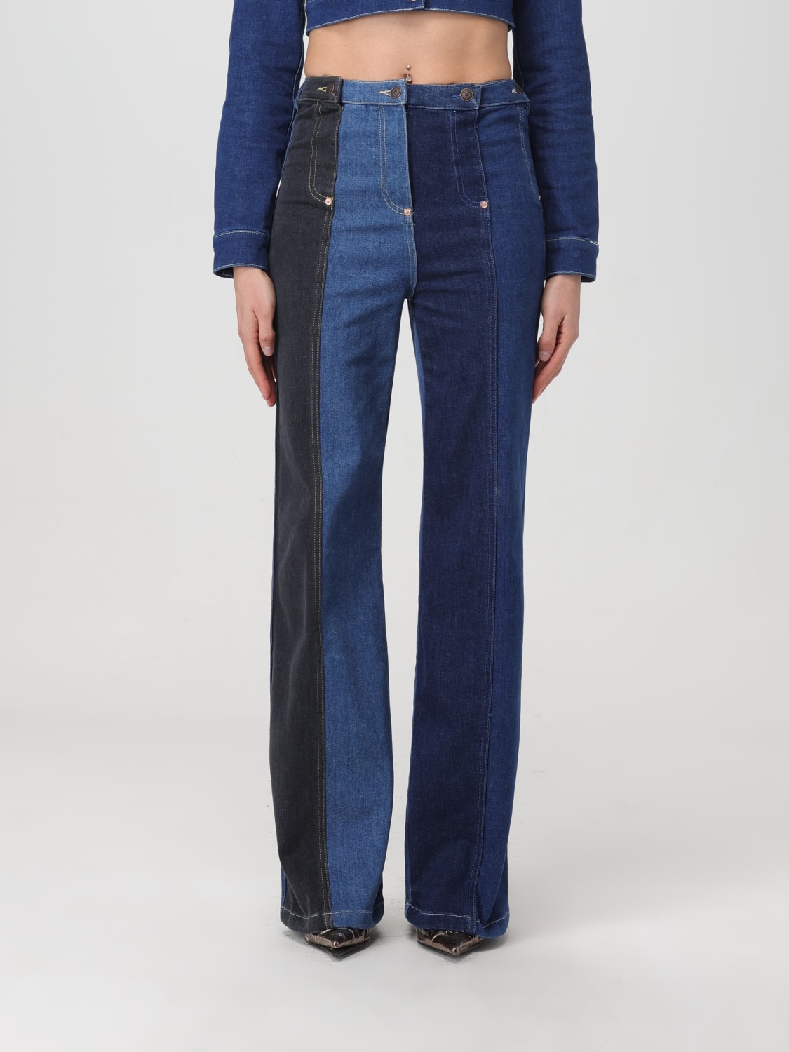 MOSCHINO JEANS JEANS: Jeans woman Moschino Jeans, Denim - Img 1