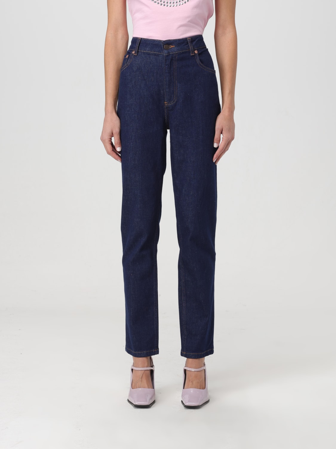 MOSCHINO JEANS JEANS: Jeans woman Moschino Jeans, Denim - Img 1