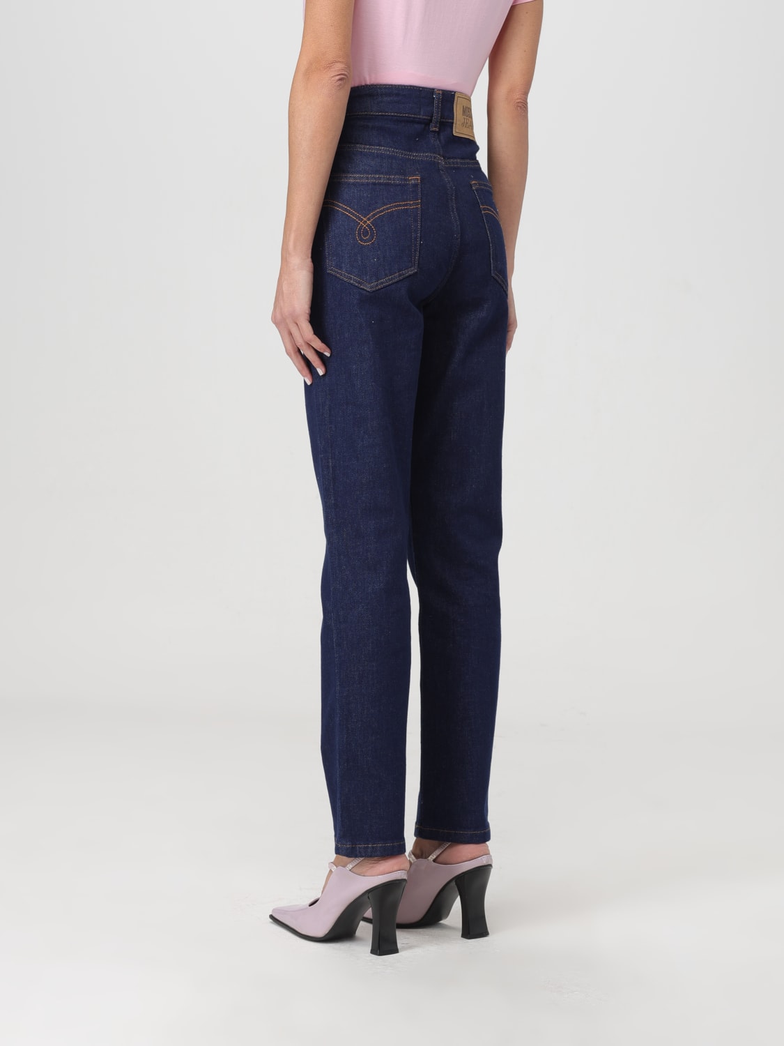 MOSCHINO JEANS JEANS: Jeans woman Moschino Jeans, Denim - Img 2