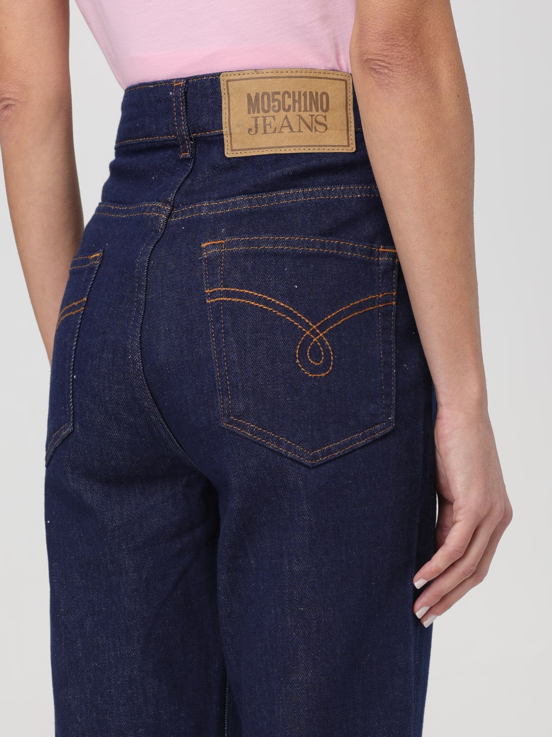 MOSCHINO JEANS JEANS: Jeans woman Moschino Jeans, Denim - Img 3