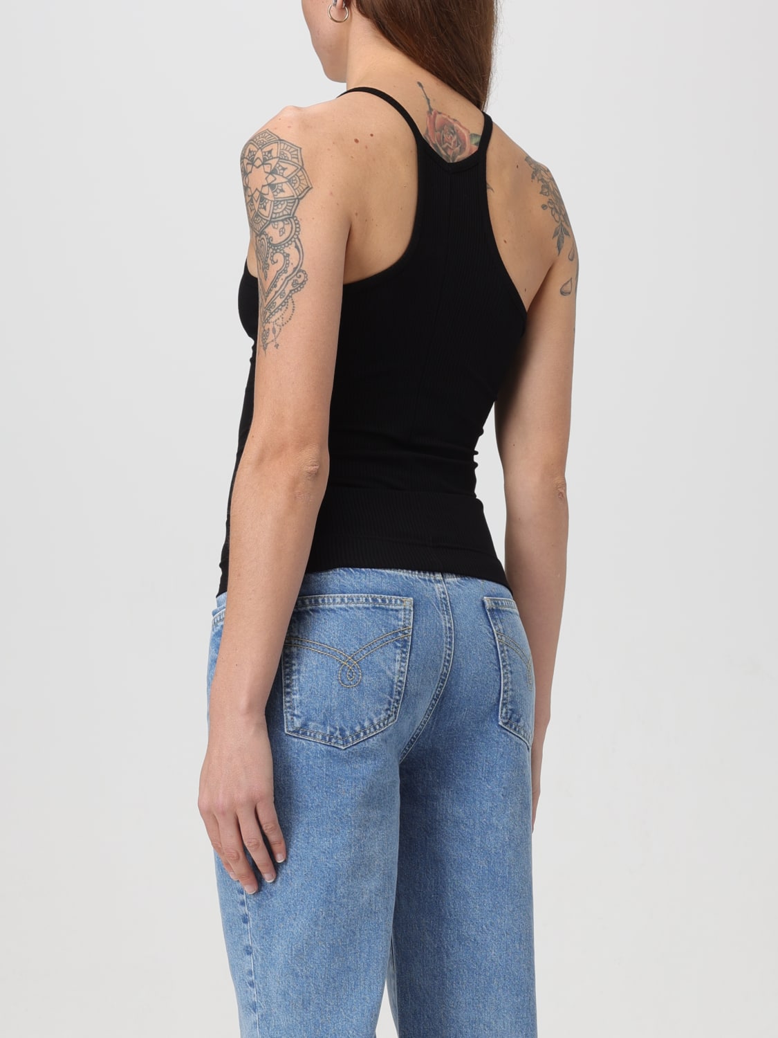 MOSCHINO JEANS トップス: トップス レディース Moschino Jeans, ブラック - Img 2