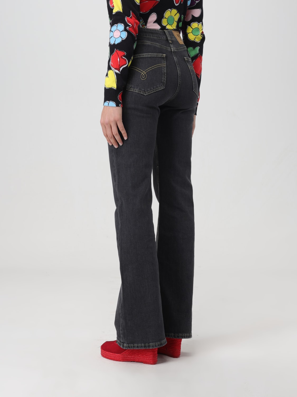 MOSCHINO JEANS JEANS: Jeans woman Moschino Jeans, Black - Img 2