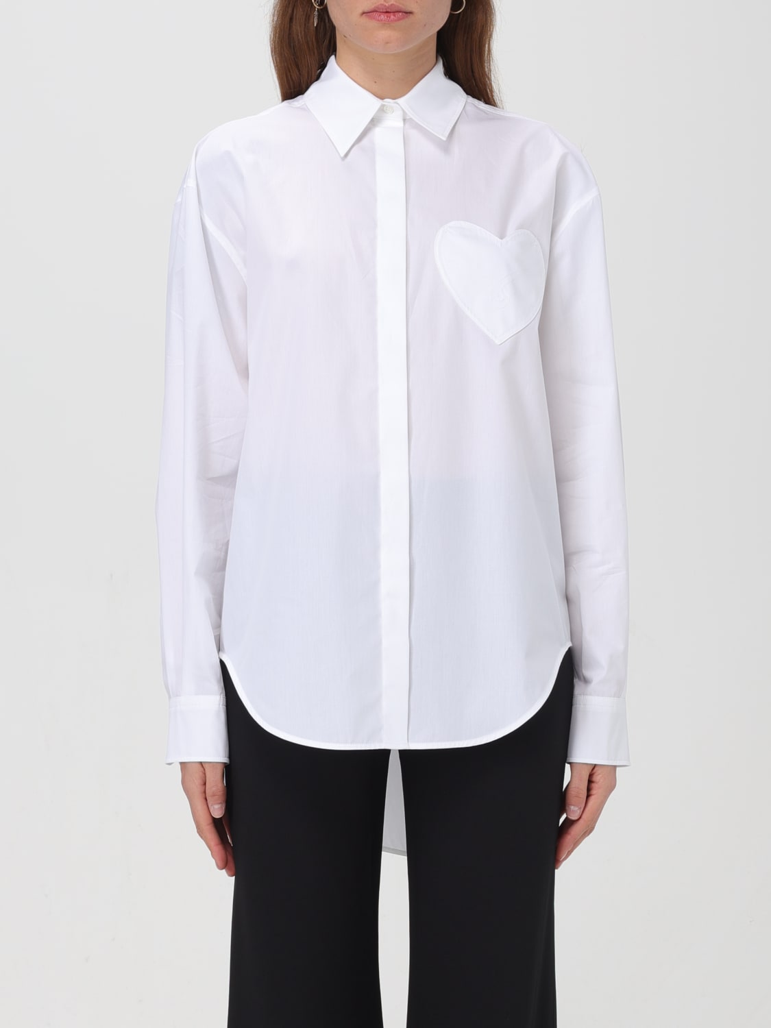 MOSCHINO JEANS SHIRT: Shirt woman Moschino Jeans, White - Img 1