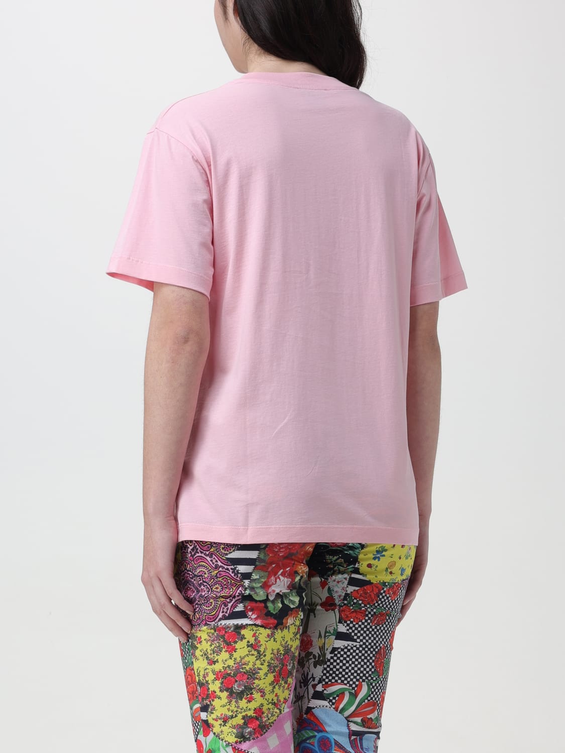 MOSCHINO JEANS T-SHIRT: T-shirt femme Moschino Jeans, Rose - Img 2