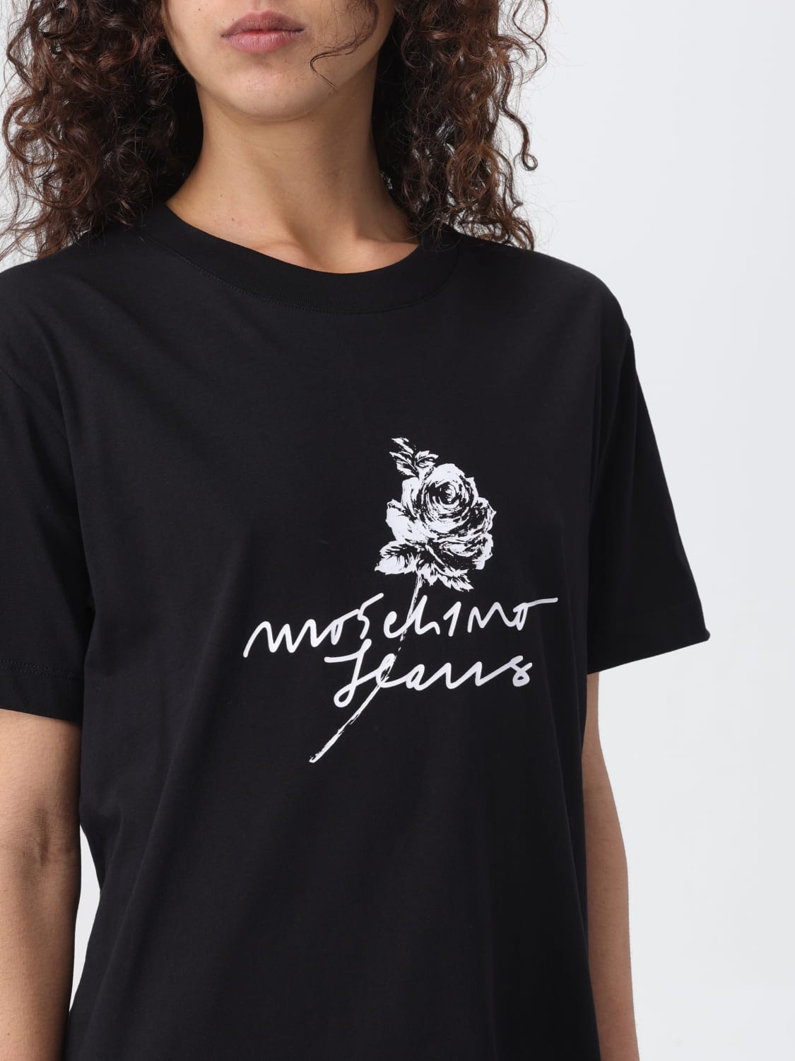 MOSCHINO JEANS CAMISETA: Camiseta mujer Moschino Jeans, Negro - Img 3