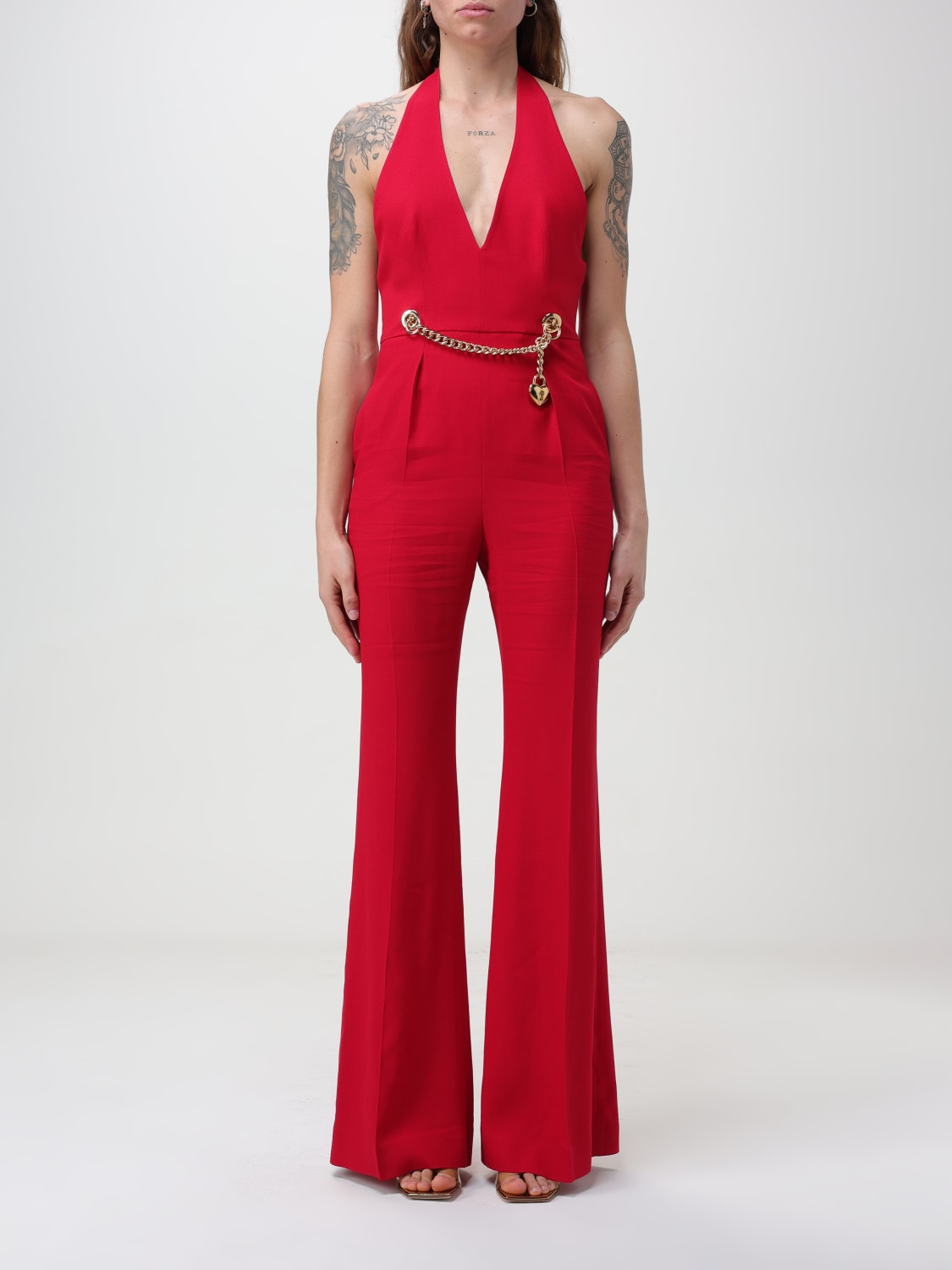 MOSCHINO COUTURE JUMPSUIT: Kleid damen Moschino Couture, Rot - Img 1