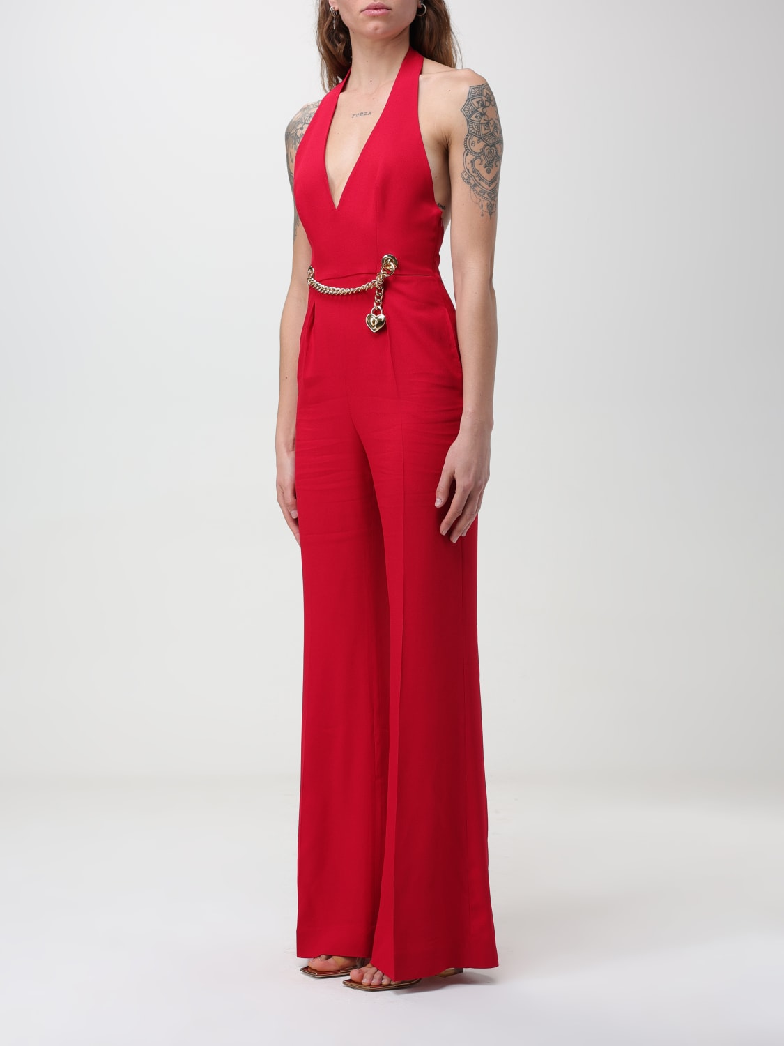 MOSCHINO COUTURE JUMPSUIT: Kleid damen Moschino Couture, Rot - Img 3