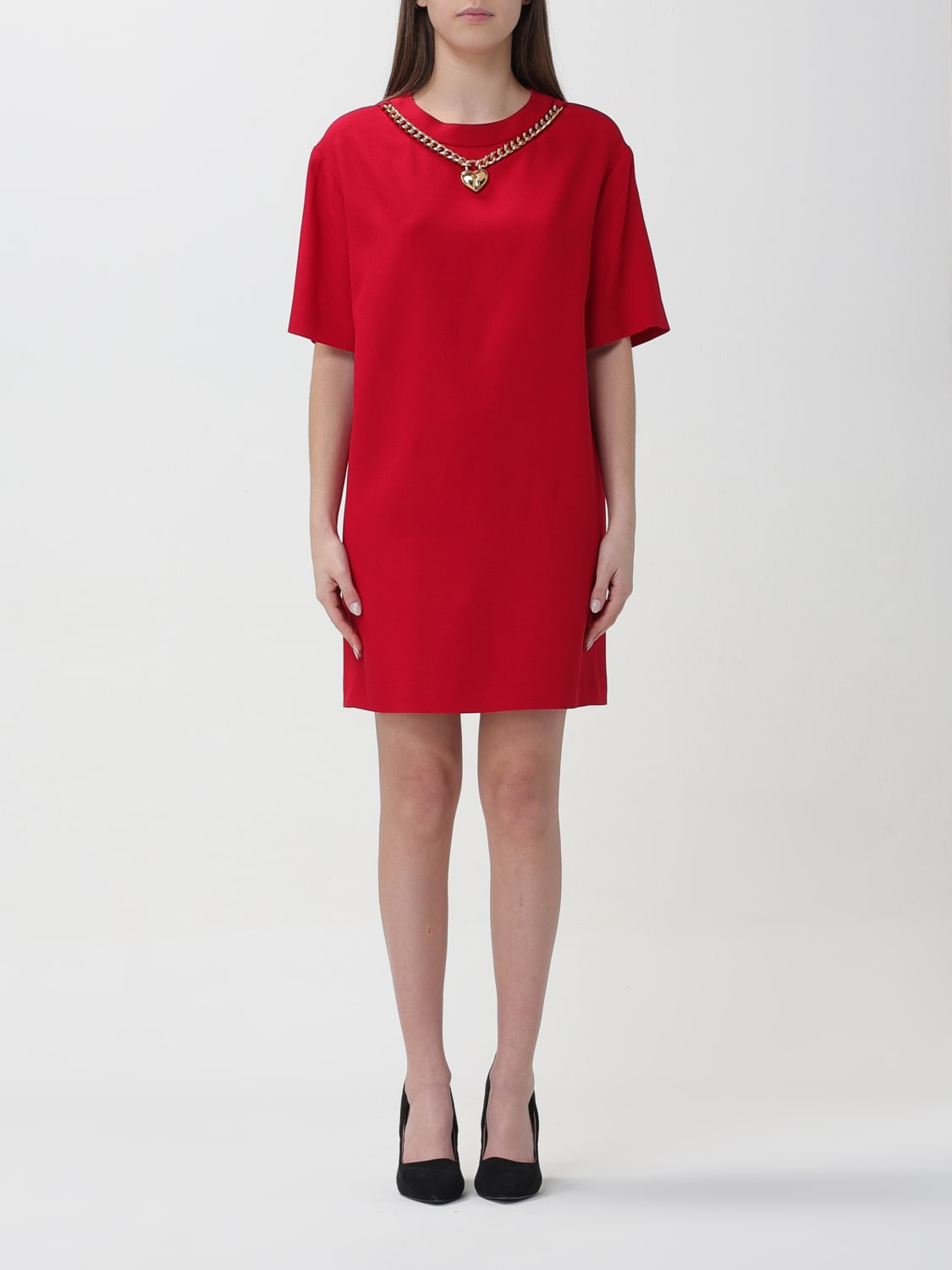 MOSCHINO COUTURE: Dress woman - Red | Moschino Couture dress